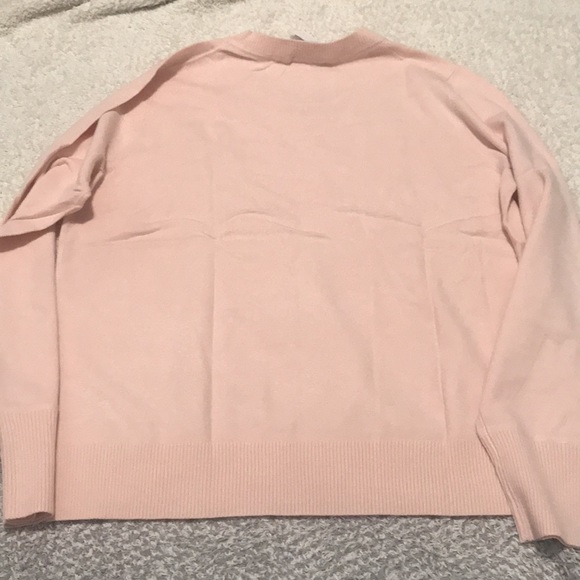 NWT - LOFT | Classic Light Pink Crew Neck Sweater | Size XL - Picture 2 of 6